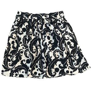 Banana Republic Women’s Milly Collection Mini Skirt Paisley Size 8 Navy White